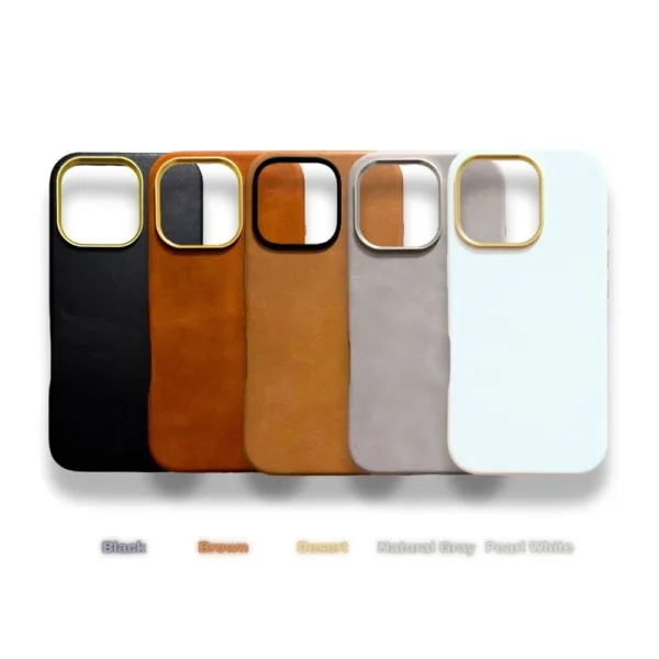 Luxury Leather Case for iPhone 16 Series - Image 2